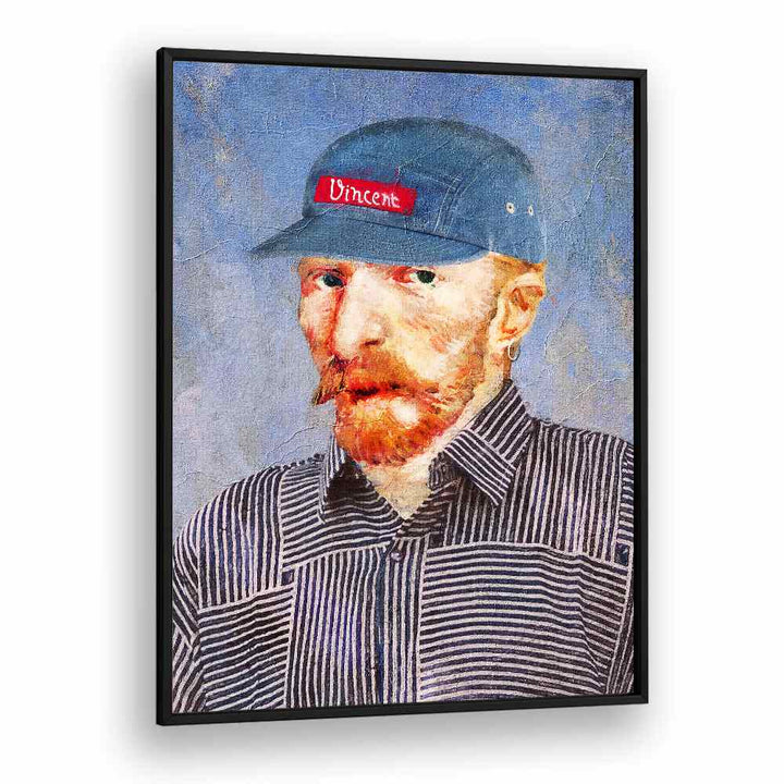 Hipster Vincent altered art prints by Dikhotomy blend classic style with modern flair for art lovers.