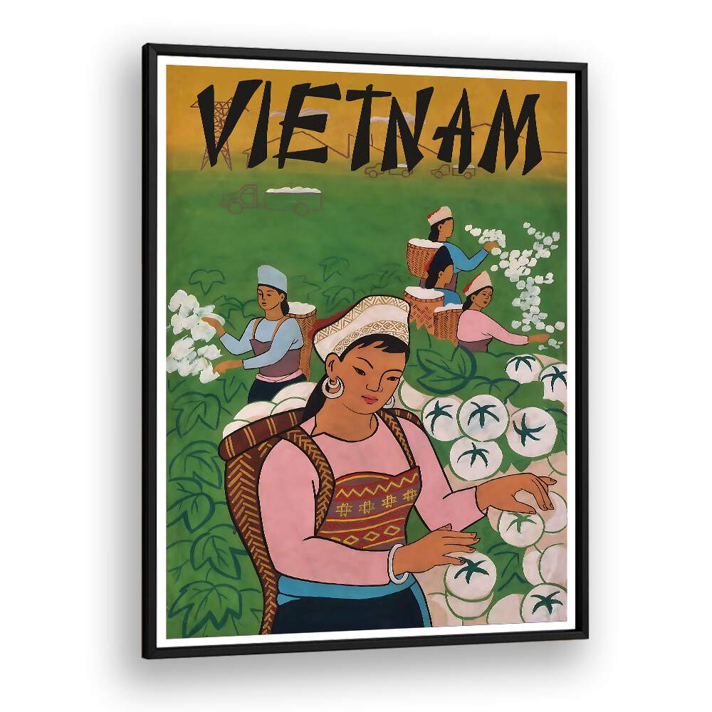 Explore the charm of Vietnam with VIETNAM II, VINTAGE TRAVEL POSTERS showcasing vibrant culture and landscapes.