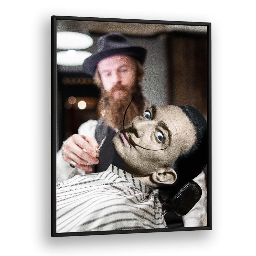 Whimsical MY MOUSTACHE, ALTERED ART PRINTS by Dikhotomy, perfect for adding unique charm to your space.
