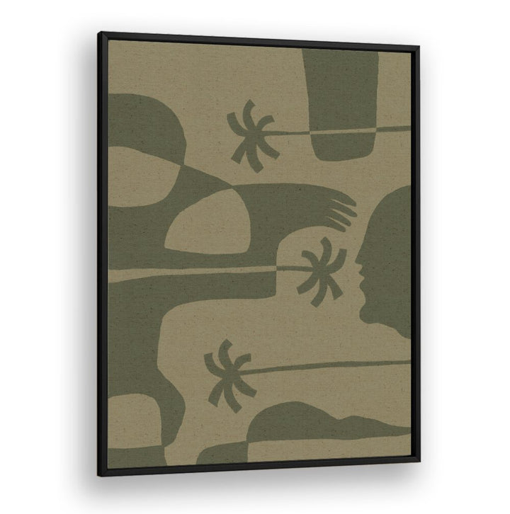 Stylish artwork from THE LAND STORY VII, BOHO ART PAINTINGS, showcasing abstract shapes and earthy tones.