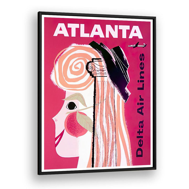 Stylish ATLANTA I Vintage Travel Posters featuring retro design, perfect for adding charm to any space.