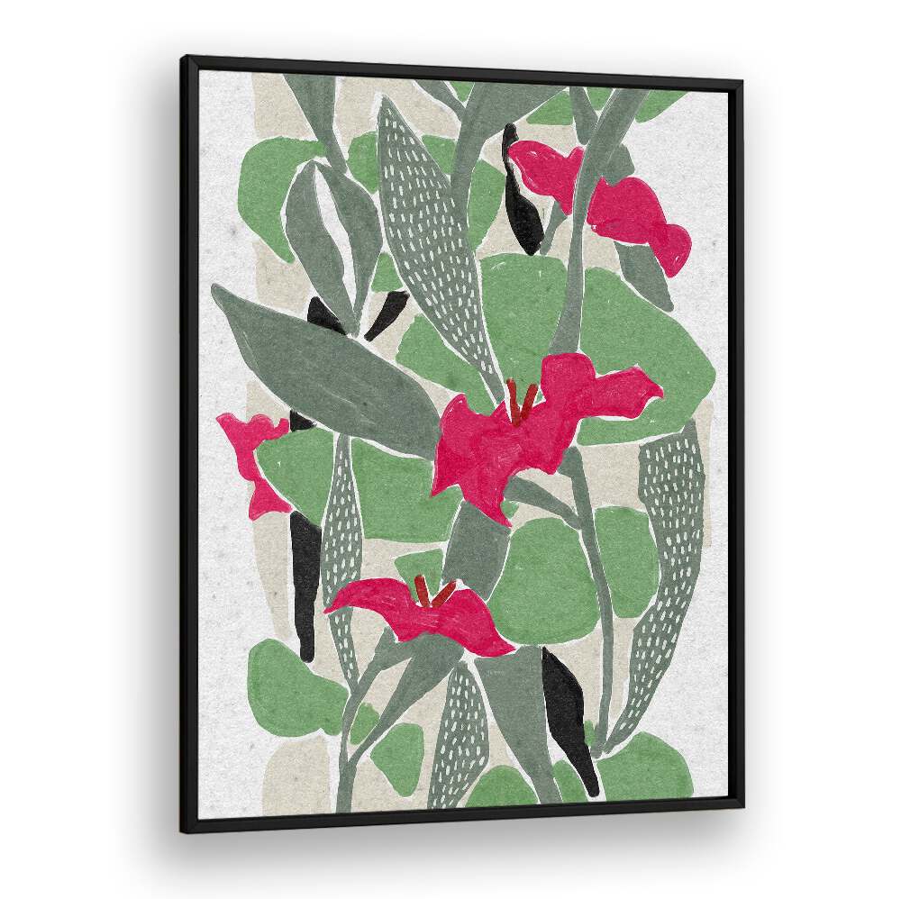 Vibrant floral motifs in FLORAL RHYTHM VI, part of our FLORAL FLOWER PAINTINGS collection, enhance any space beautifully.