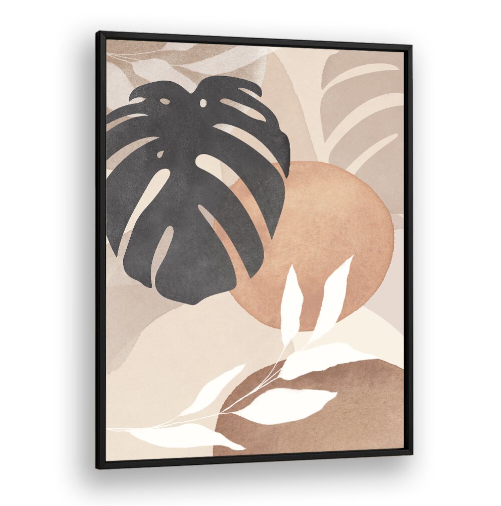 LEAVES ABSTRACT IV, BOHO ART PAINTINGS showcase modern elegance with abstract foliage and soft colors for stylish decor.
