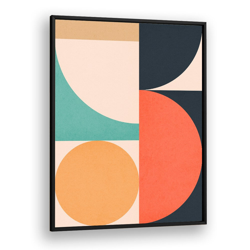 CIRCLES IN HARMONY V, GEOMETRIC ART PRINTS showcase vibrant colors and shapes, enhancing any art collection.