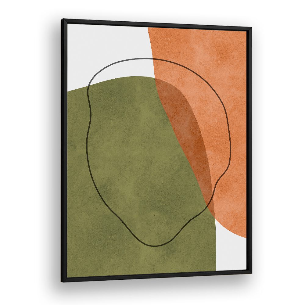 Stylish ABSTRACT SHAPES VII, ABSTRACT PAINTINGS enhancing modern decor with vibrant colors and elegant design.