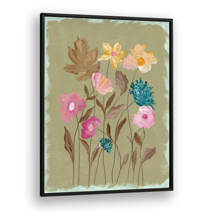 BLUSH IN BLOOM II , FLORAL FLOWER PAINTINGS