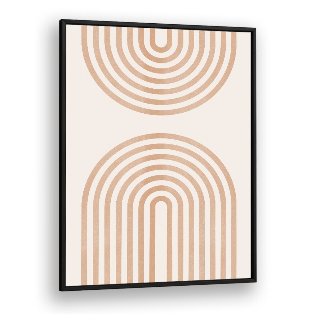 Stylish RAINBOW LINES II, BOHO ART PAINTINGS featuring elegant curved lines, perfect for vibrant home decor.