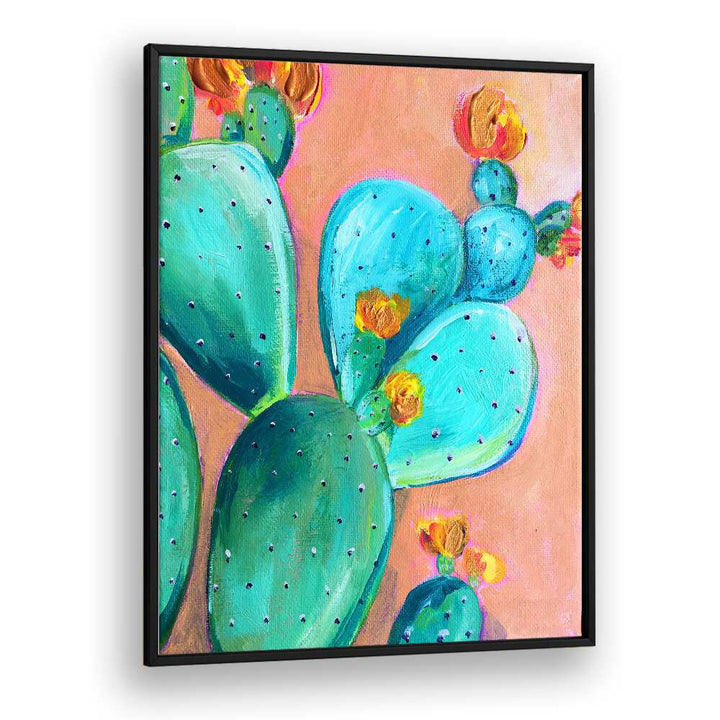 DESERT ROSE III , FLORAL FLOWER PAINTINGS