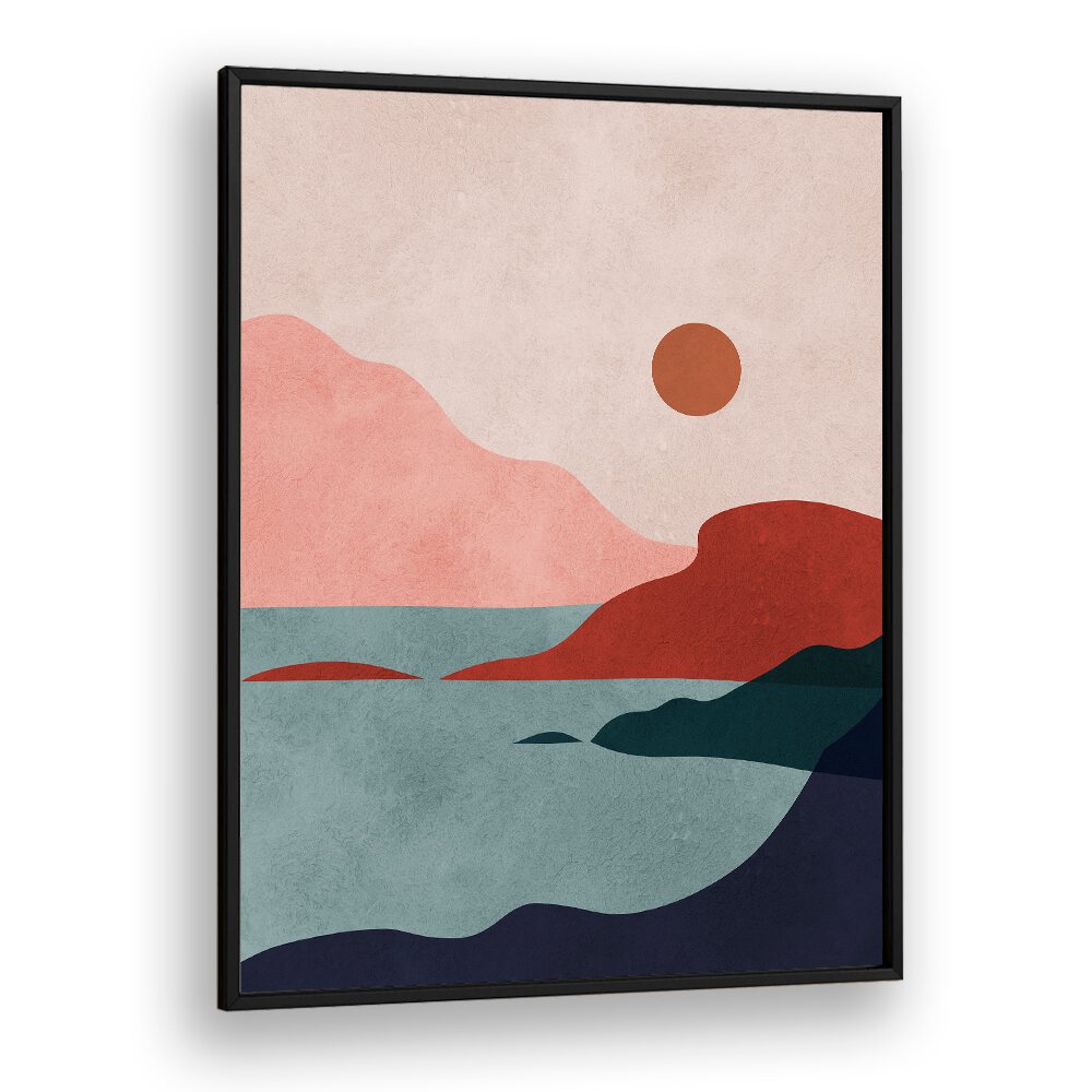 Stunning WATERCOLOR XI, LANDSCAPE PAINTINGS evoke nature's beauty with abstract hues and forms for your space.