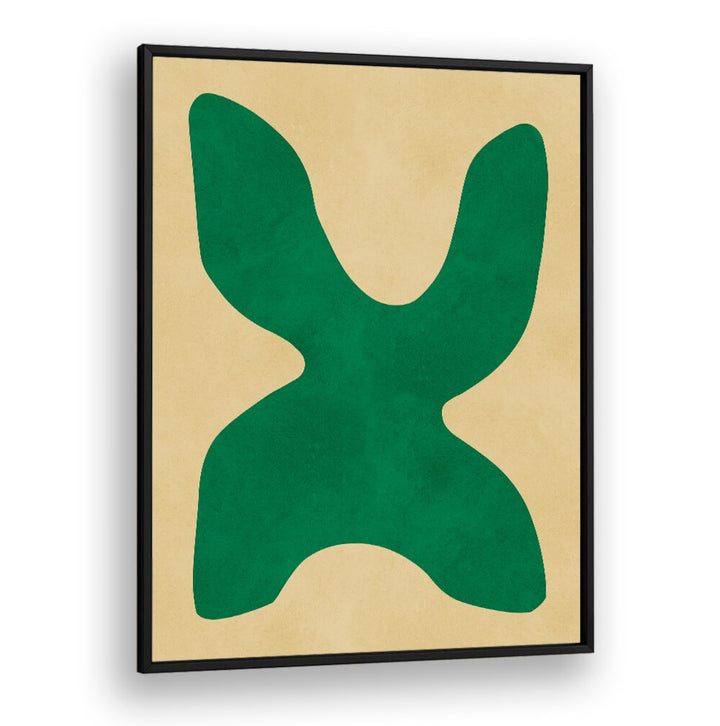 Stunning ORGANIC ART XI, GEOMETRIC ART PRINTS featuring a bold green design, perfect for modern decor.