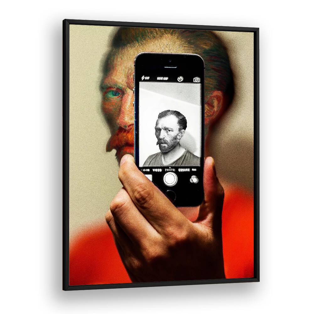 Transform your space with "SHOW YOU MY SELFIE, ALTERED ART PRINTS" by Dikhotomy, blending modern expression and identity.