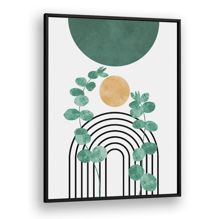 Watercolor LEAVES IV, BOHO ART PAINTINGS feature tranquil greenery and modern abstract design for stylish decor.