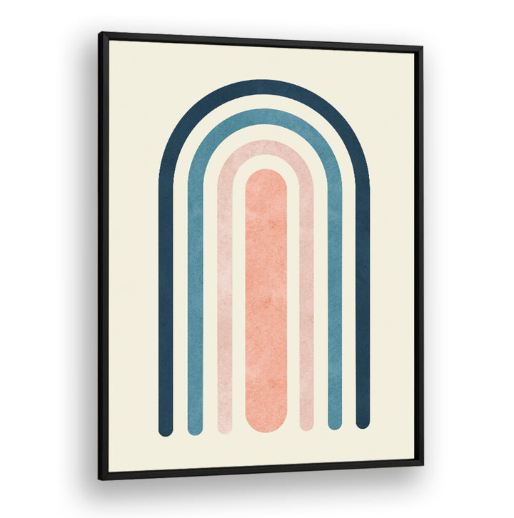 Colorful LINES AND ARCS VI, BOHO ART PAINTINGS, perfect for enhancing creative projects in any space.