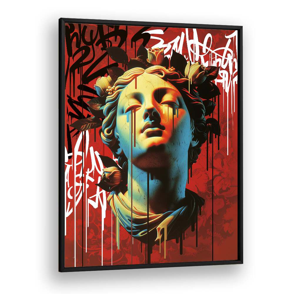 VANDAL ARIADNA, ALTERED ART PRINTS showcase a striking fusion of classical and modern artistic styles.