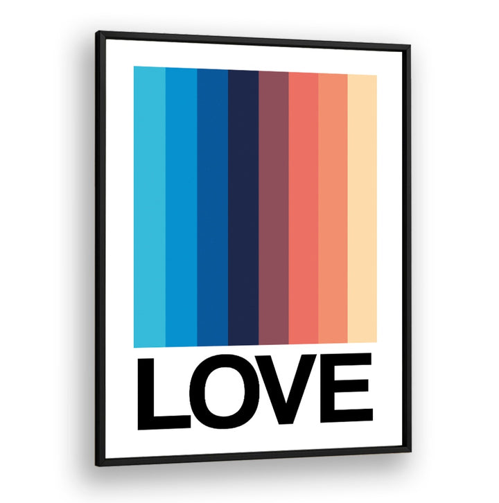 Stylish MIRROR STRIPE LOVE, QUOTES poster, perfect for adding contemporary elegance to any space.