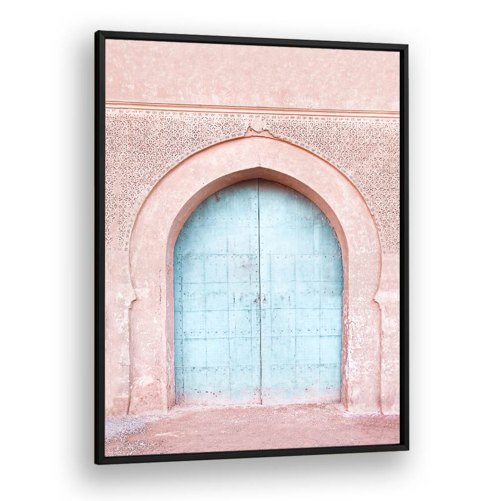 Stunning TURQUOISE DOOR, INDIAN ART PAINTINGS, enhances any space with vibrant style and unique aesthetic appeal.