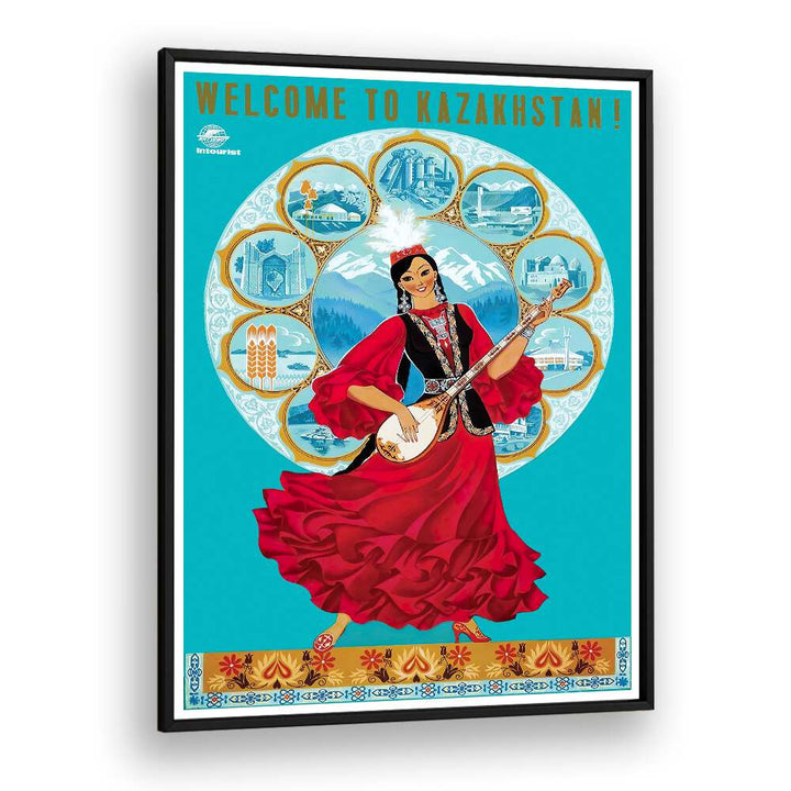KAZAKHSTAN , VINTAGE TRAVEL POSTERS