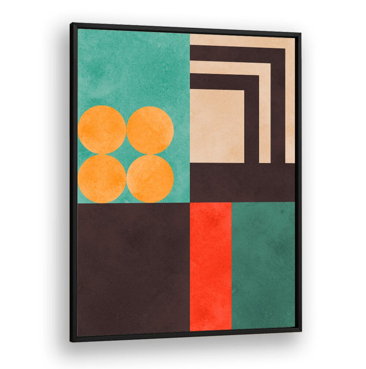 Bold shapes and vibrant colors define COLORFUL COMPOSITION V, GEOMETRIC ART PRINTS, perfect for modern home decor.