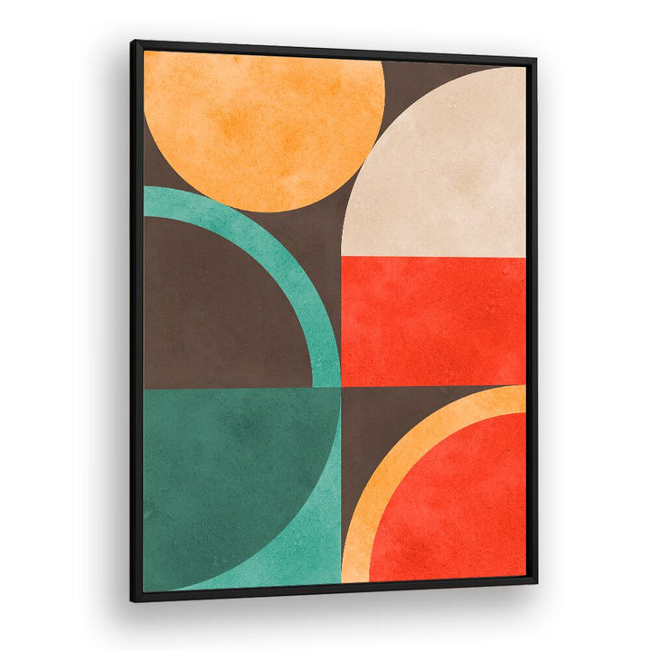 CIRCLES IN HARMONY XIII, GEOMETRIC ART PRINTS features vibrant colors and shapes, enhancing any modern decor.