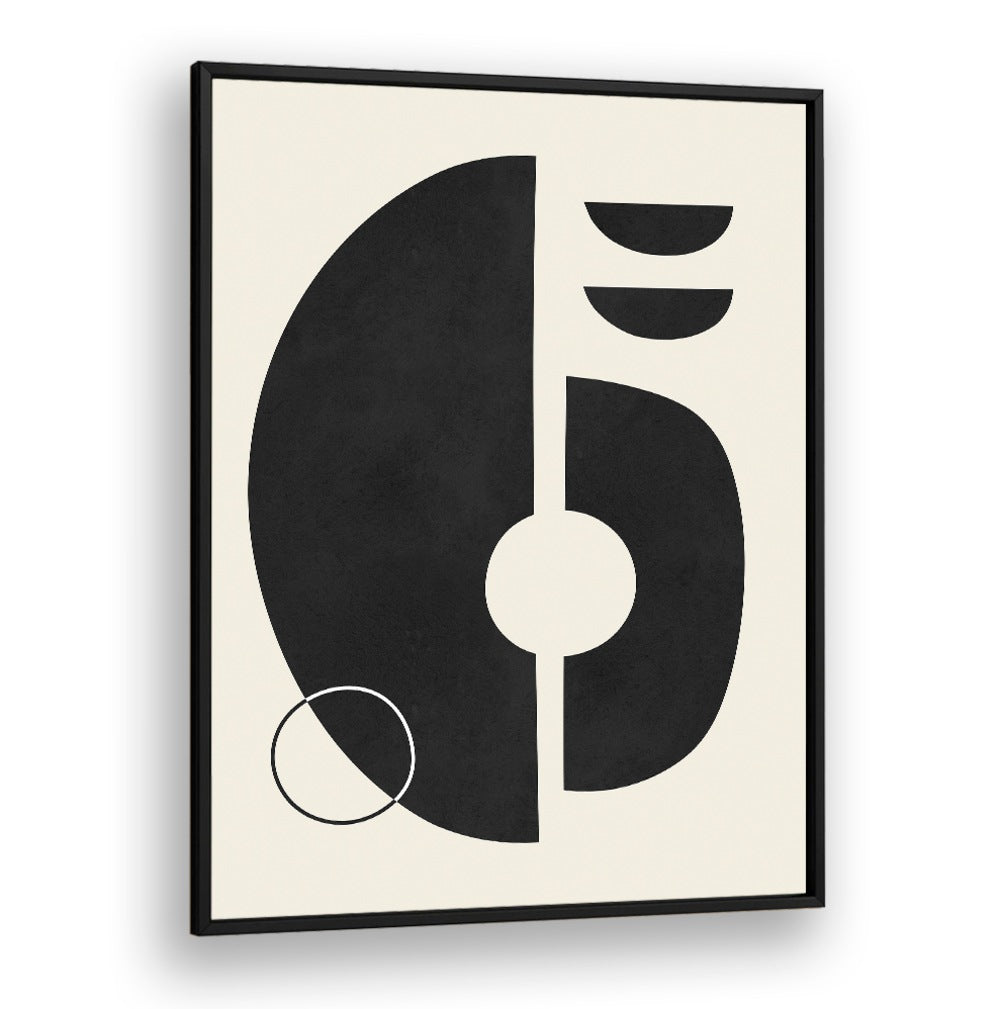Elegant black and white design featuring the EXPRESSIVE II, GEOMETRIC ART PRINTS, perfect for modern artistic spaces.