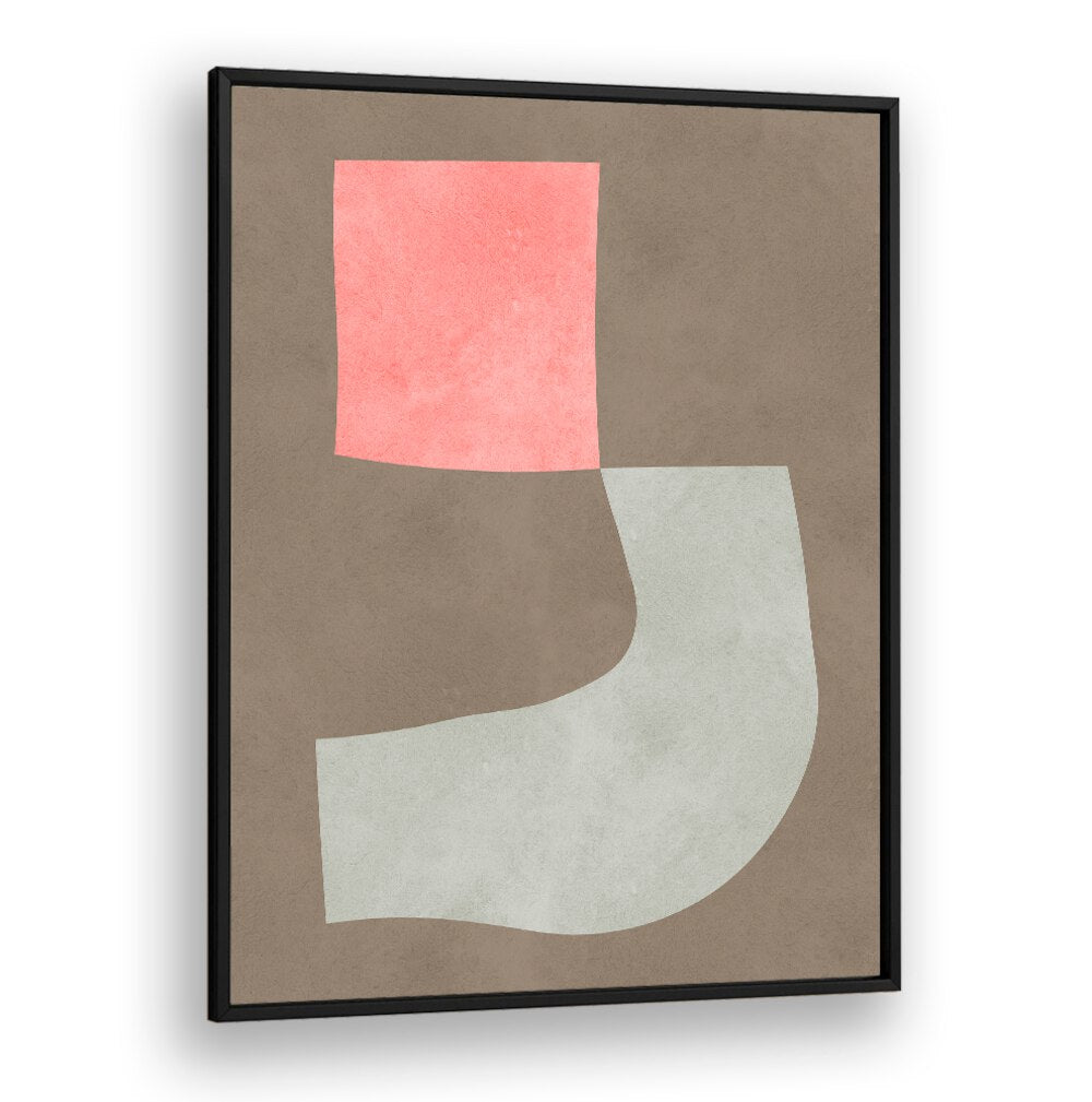 Abstract geometric design featuring soft colors, perfect for modern decor. Explore MODERN SHAPES XI, BOHO ART PAINTINGS.