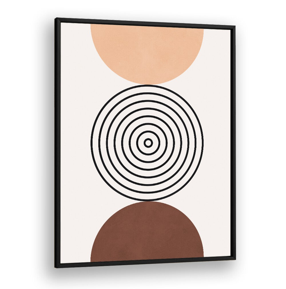 Lines and Circles XXVI, Boho Art Paintings feature modern geometric design with vibrant colors, perfect for stylish decor.