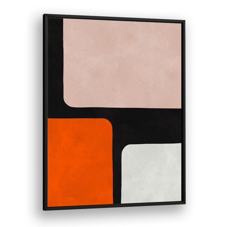 Vibrant EXPRESSIONIST I, GEOMETRIC ART PRINTS featuring abstract shapes and dynamic colors for modern decor.