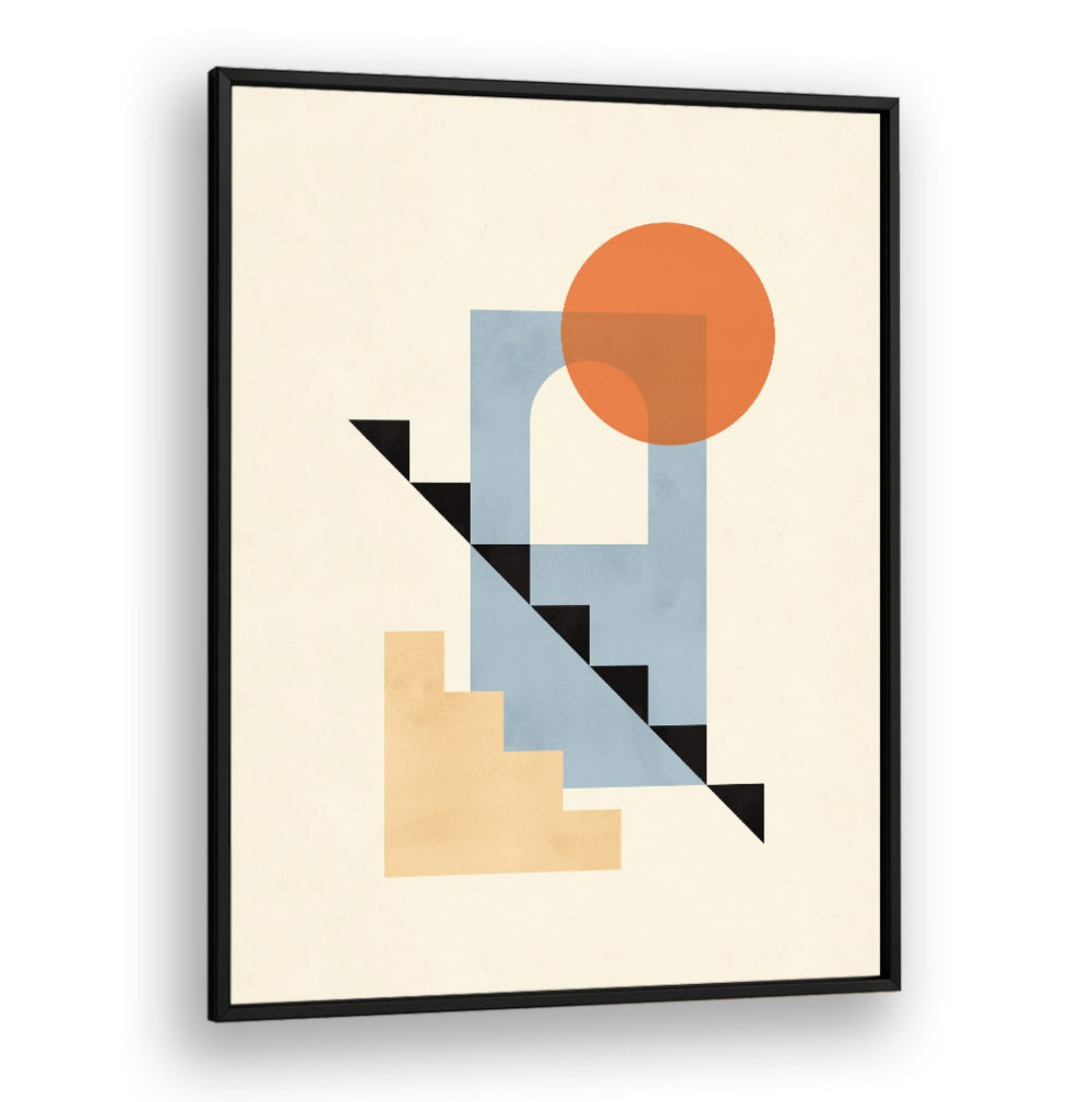 Colorful geometric design in COMPOSITION III, BOHO ART PAINTINGS, perfect for modern home or office decor.