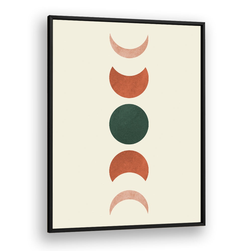 Stylish MOON PHASES III, BOHO ART PAINTINGS showcasing lunar phases, perfect for enhancing any home decor.