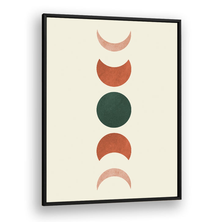 Stylish MOON PHASES III, BOHO ART PAINTINGS showcasing lunar phases, perfect for enhancing any home decor.