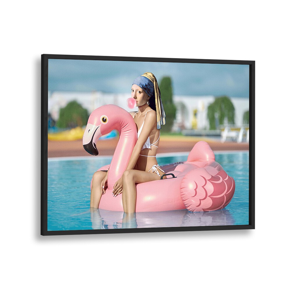 SEXY PEARL, ALTERED ART PRINTS by DIKHOTOMY adds bold charm and unique flair to your decor with its captivating design.