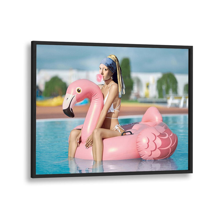 SEXY PEARL, ALTERED ART PRINTS by DIKHOTOMY adds bold charm and unique flair to your decor with its captivating design.