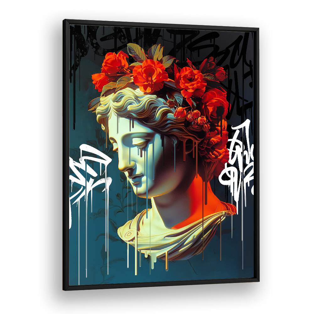 VANDAL CASANDRA, ALTERED ART PRINTS by DIKHOTOMY blends modern style with rebellious flair for stunning decor.