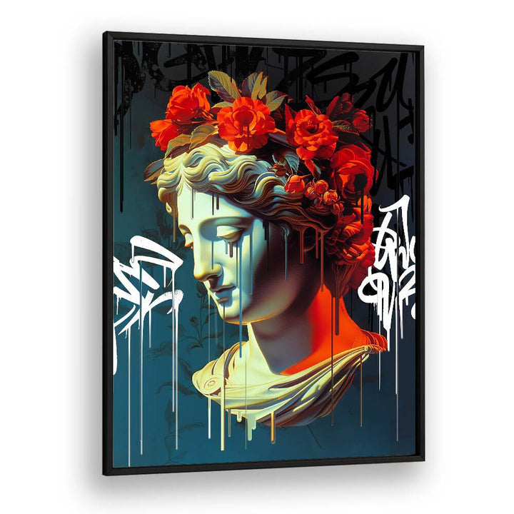 VANDAL CASANDRA, ALTERED ART PRINTS by DIKHOTOMY blends modern style with rebellious flair for stunning decor.