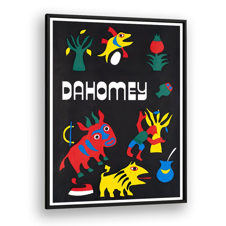 Colorful DAHOMEY Vintage Travel Posters bring vibrant art and nostalgia to your living space, inspiring adventure.
