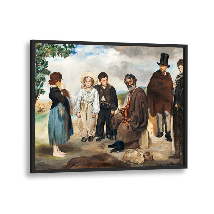 THE OLD MUSICIAN (1862)  , VINTAGE PAINTINGS