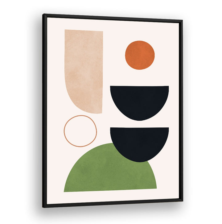 Abstract design featuring shapes and colors, ideal for your space—EXPRESSIVE CIRCLES X, BOHO ART PAINTINGS.