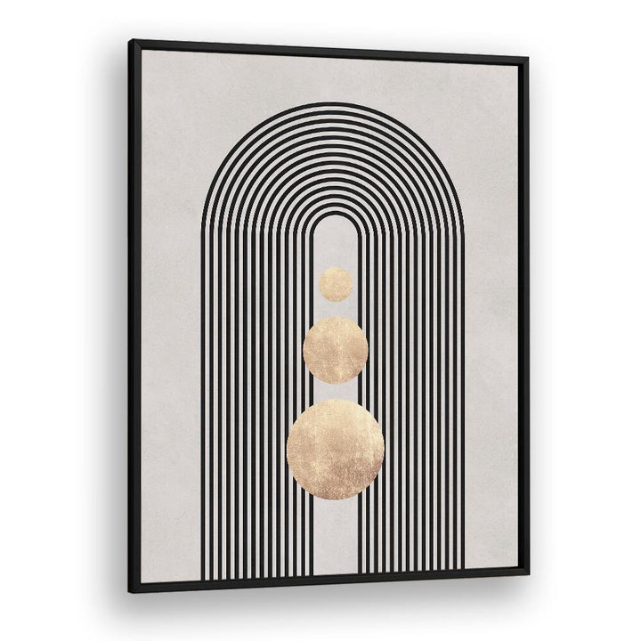 LINES AND CIRCLES XIX, BOHO ART PAINTINGS showcase dynamic lines and circles, perfect for modern artistic decor.