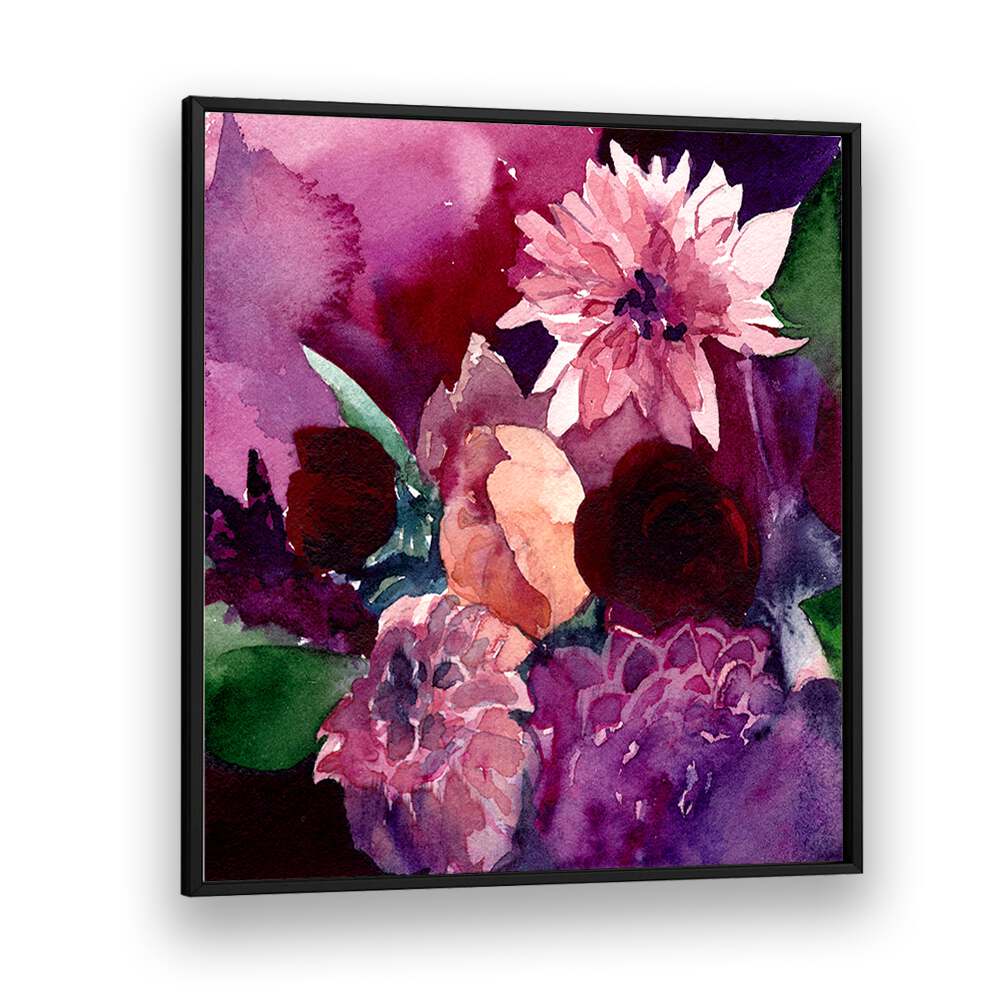 DAHLIAS SMALL , FLORAL FLOWER PAINTINGS