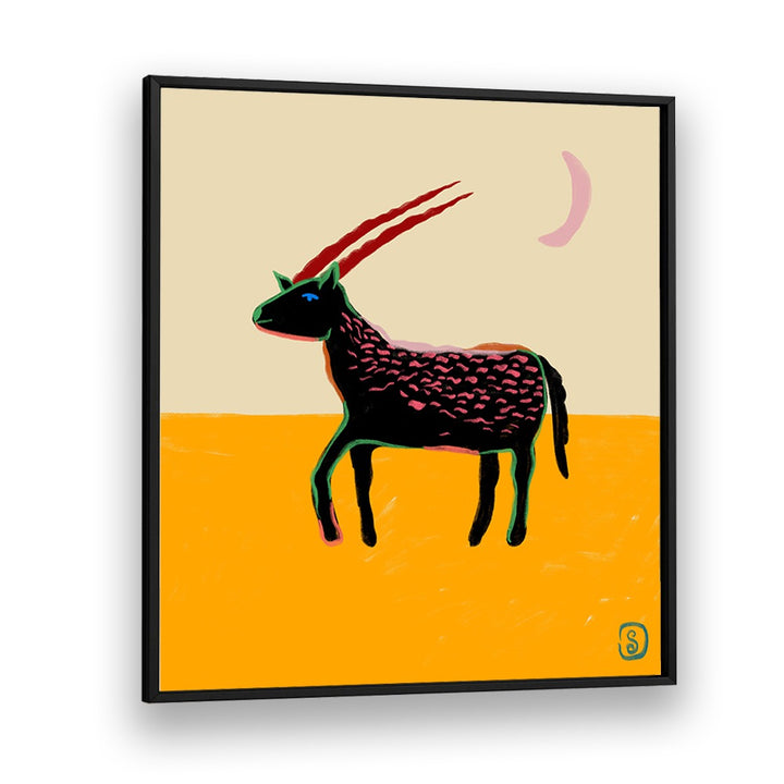 Stylish CAPRICORN III, ZODIAC poster featuring a colorful depiction, perfect for astrology lovers. Elevate your decor!