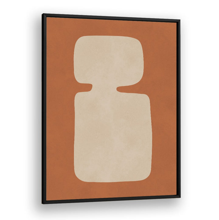 Stylish TRIBAL SHAPES XVII, GEOMETRIC ART PRINTS featuring modern design on a warm background for contemporary decor.