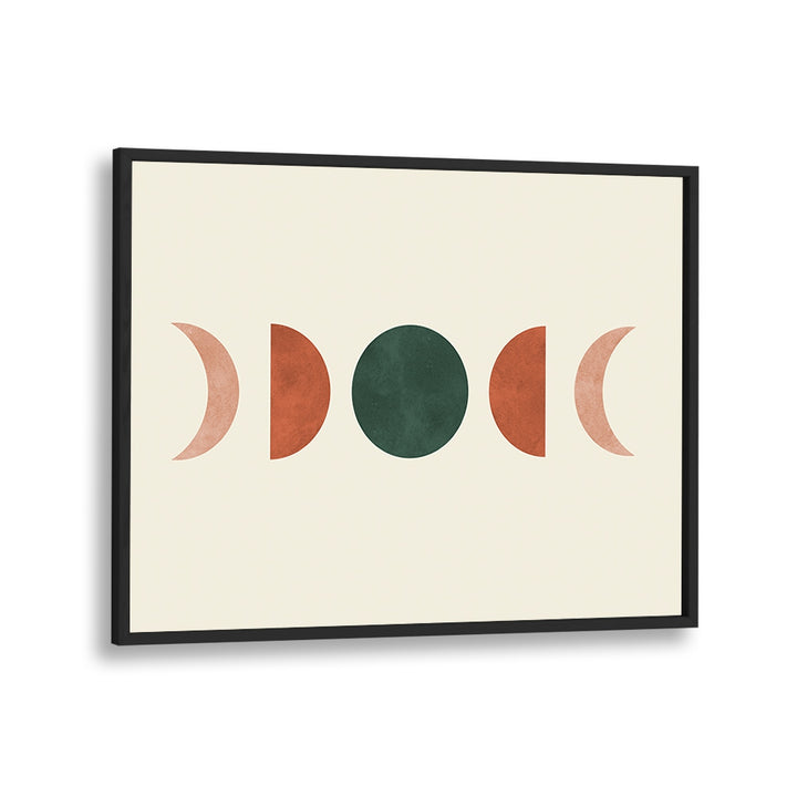 MOON 1, BOHO ART PAINTINGS showcases lunar phases in earthy tones, perfect for celestial decor enthusiasts.