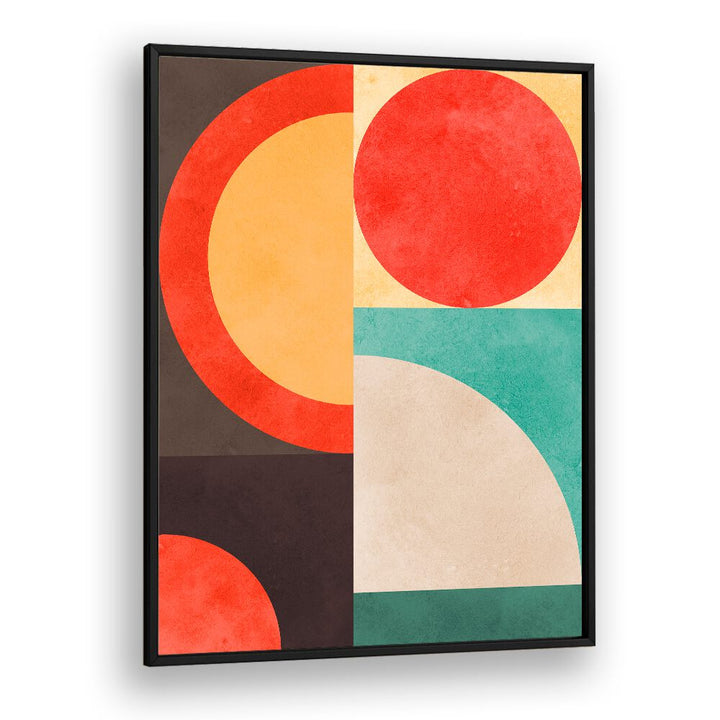 CIRCLES IN HARMONY VIII, GEOMETRIC ART PRINTS feature vibrant colors and patterns, perfect for enhancing your space.