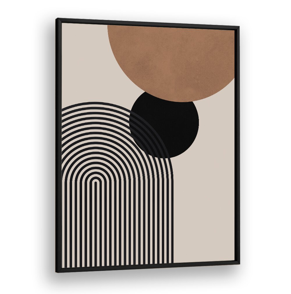 Stylish COMPOSITION IV, BOHO ART PAINTINGS showcasing elegant lines and circles for modern artistic spaces.