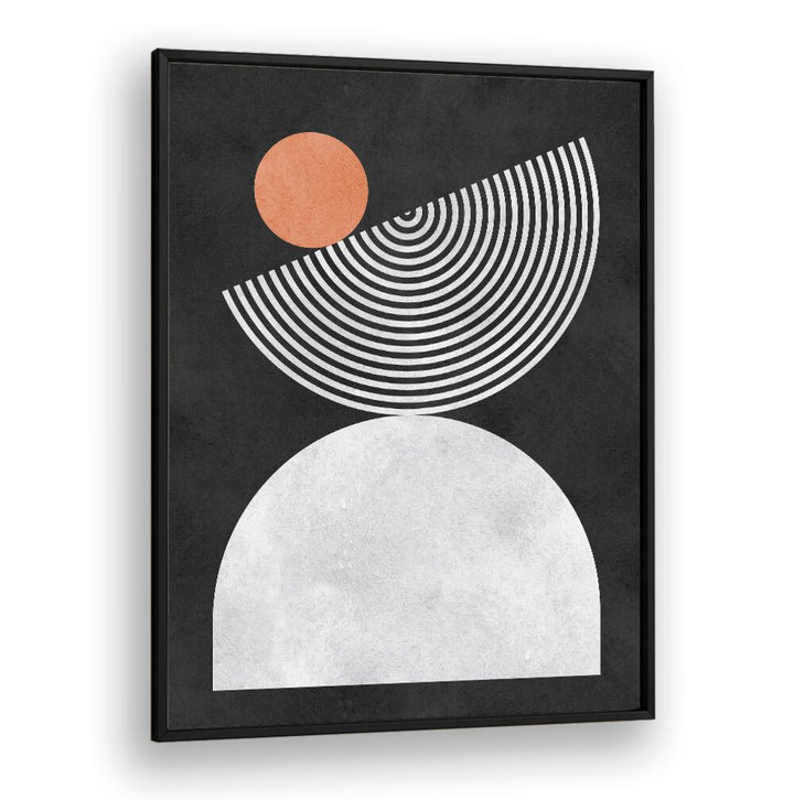 Modern geometric art print featuring LINES AND CIRCLES IX, perfect for enhancing any contemporary space.