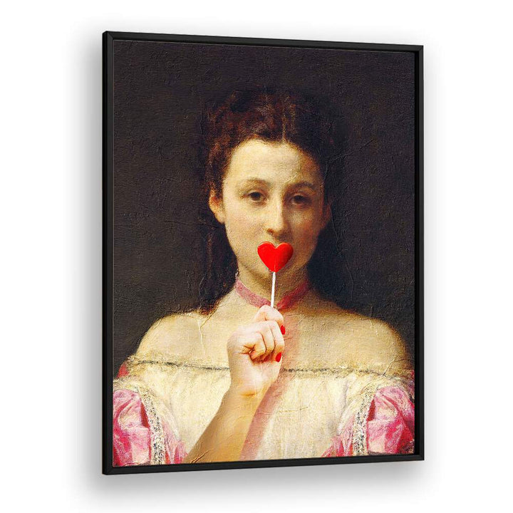 Whimsical LOLLIPOP GIRL, ALTERED ART PRINTS by Dikhotomy adds charm and creativity to any decor.