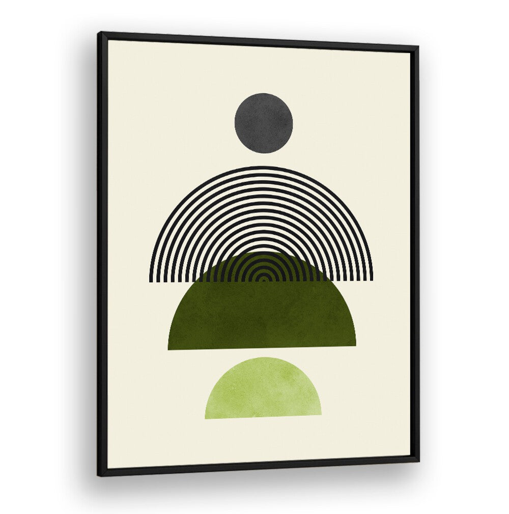 Modern LINES AND CIRCLES IV, BOHO ART PAINTINGS featuring geometric designs in earthy tones, perfect for artistic spaces.