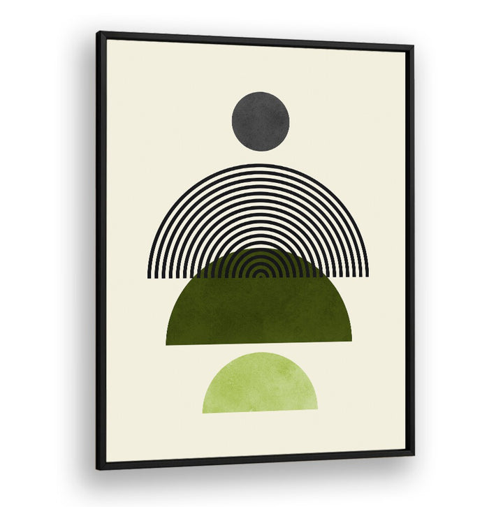 Modern LINES AND CIRCLES IV, BOHO ART PAINTINGS featuring geometric designs in earthy tones, perfect for artistic spaces.