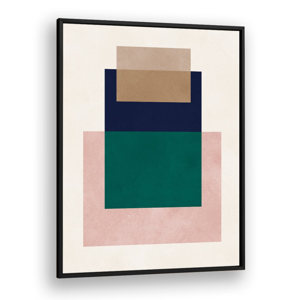 Sleek design featuring OVERLAPPING XVI, GEOMETRIC ART PRINTS, blending shapes for stunning visual appeal.