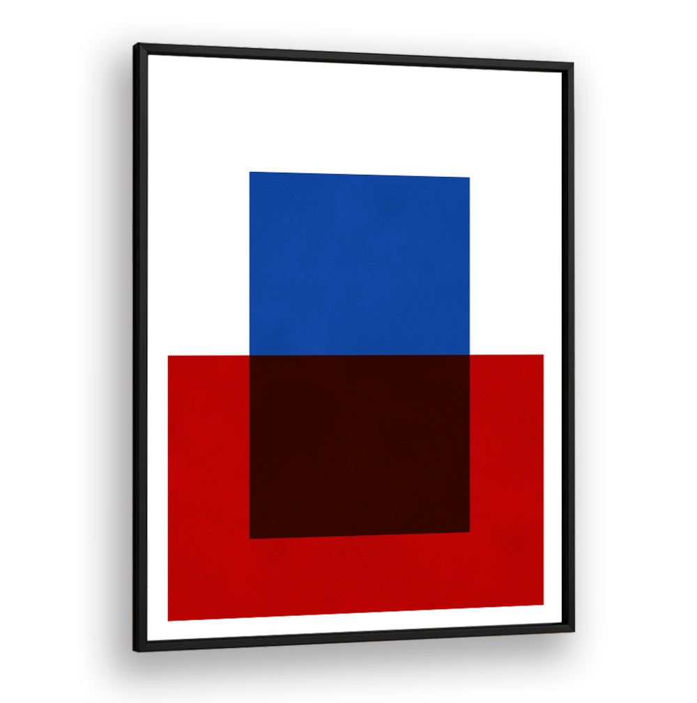 Bold geometric shapes in vibrant colors showcase the COLORFUL OVERLAY X, GEOMETRIC ART PRINTS for creative projects.
